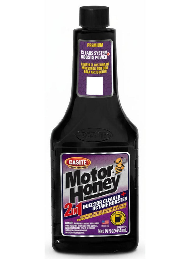 Motor Honey Premium 2 In 1 Injector Cleaner + Octane Booster 414 ML
