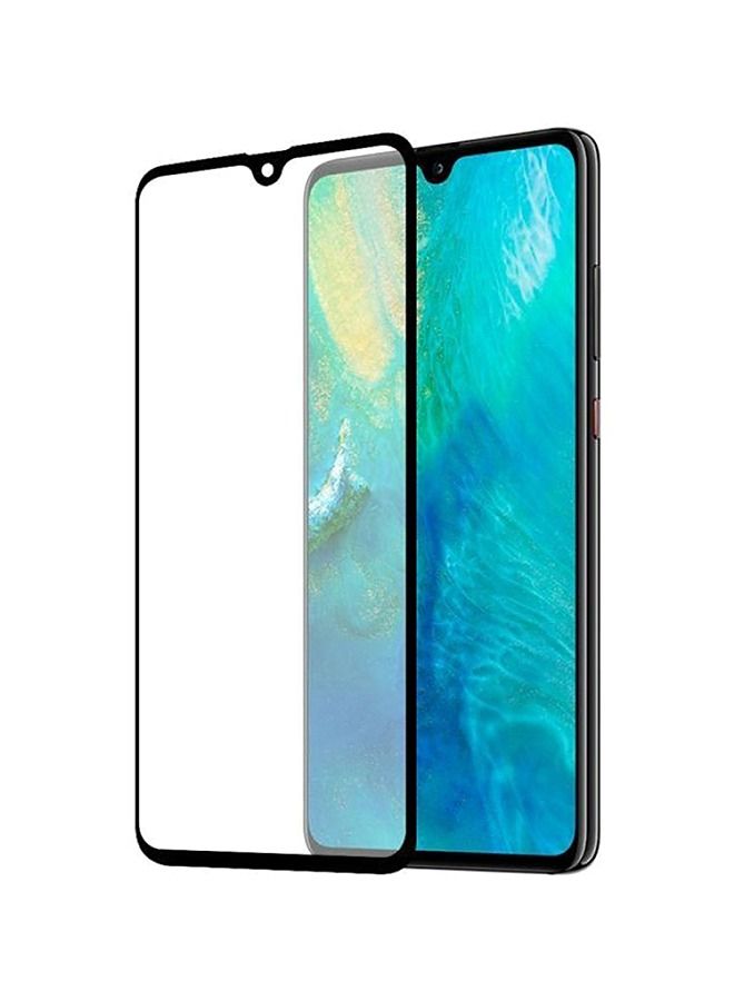 واقي شاشة زجاجي ثلاثي الأبعاد عالي الدقة متوافق مع هاتف هواوي ميت 20 X شفاف