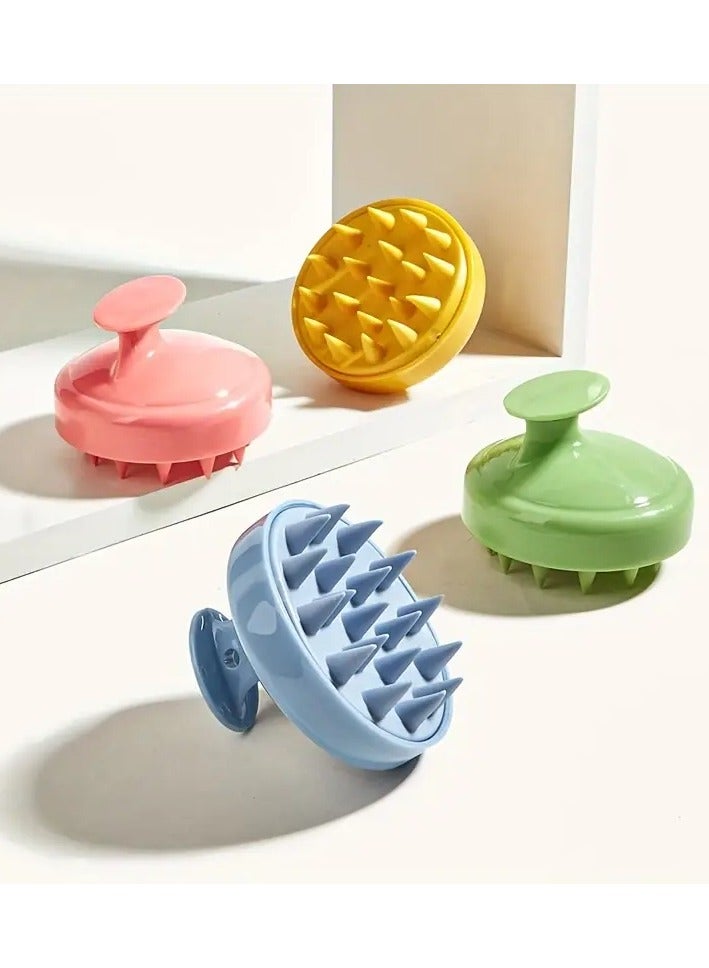 Ucanbe 2 pcs Soft Silicone Scalp Massage Brush For Wet And Dry Use - Shampoo Brush - Gentle Cleaning Hair And Scalp - Image 5