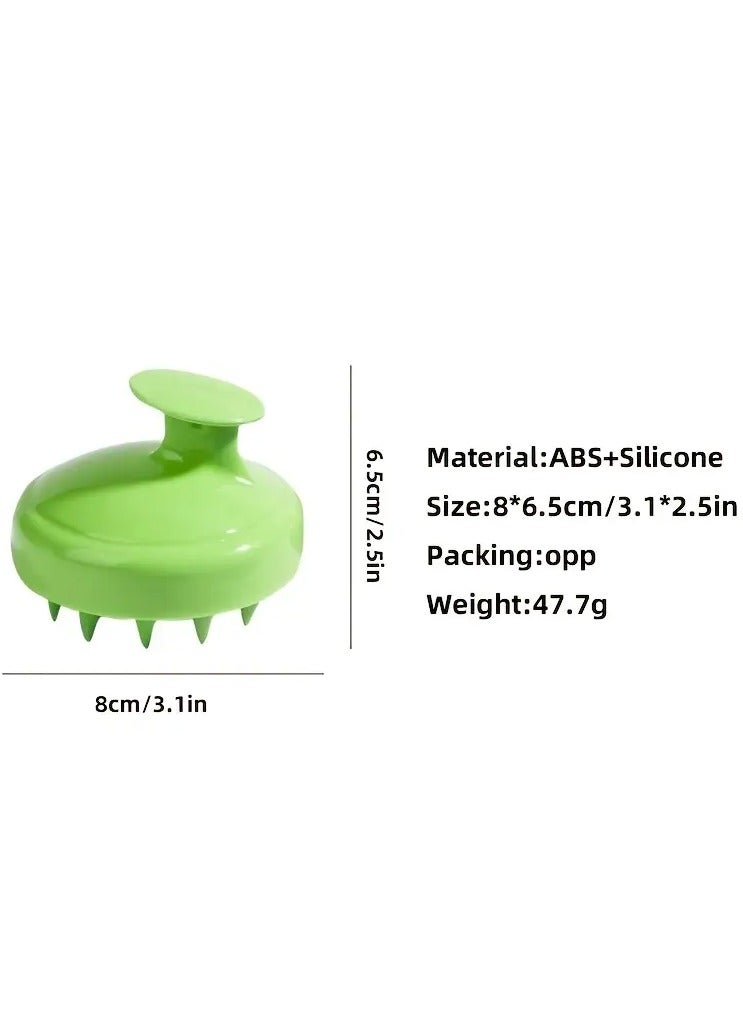 Ucanbe 2 pcs Soft Silicone Scalp Massage Brush For Wet And Dry Use - Shampoo Brush - Gentle Cleaning Hair And Scalp - Image 4