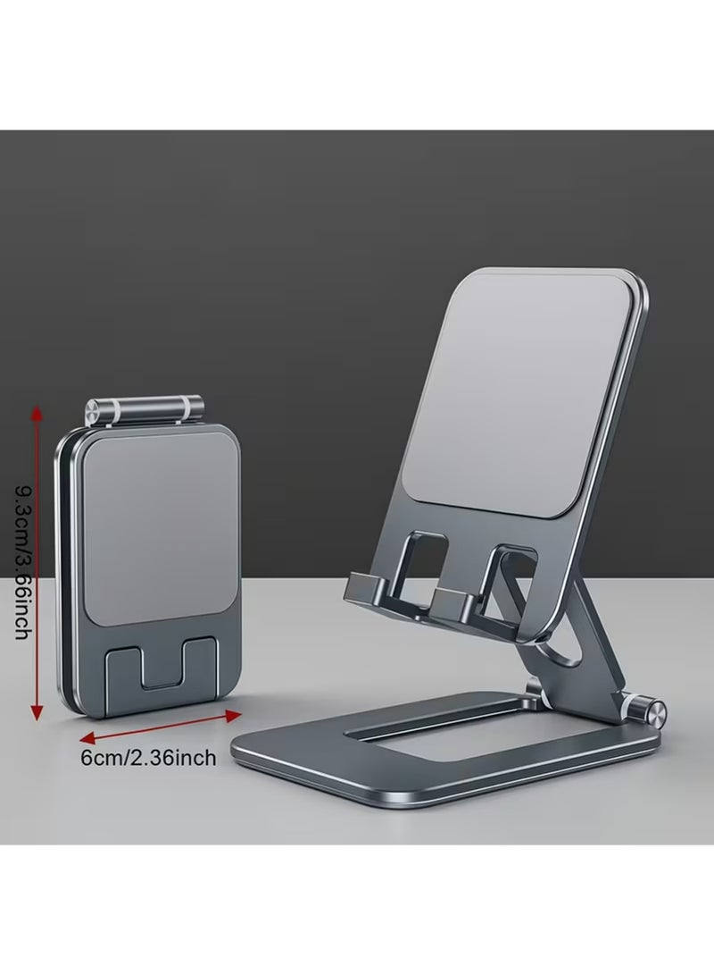 PULUZ Portable Metal Mobile Stand, Adjustable Phone Stand, 360-Degree Universal Phone Holder,Stable Alloy Mobile Phone Holder for All Phone - Image 2