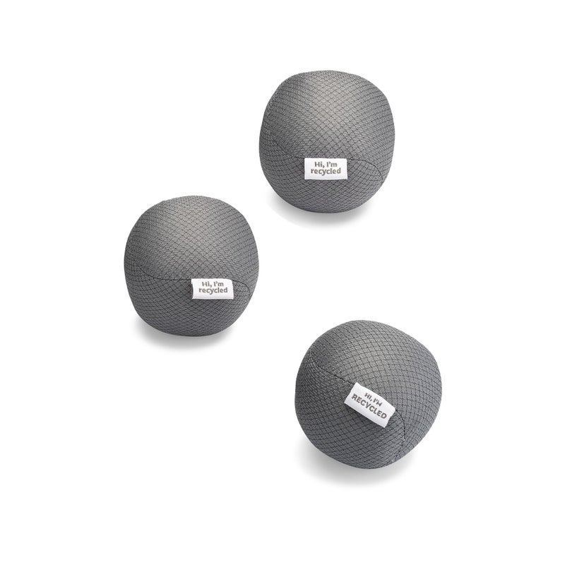 Full Circle Loads of Fun AntiStatic Dryer Balls Reusable Alternative to Fabric Softener and Laundry Dryer Sheets Removes Static Quiter Lasts Longer Than Wool Vegan Made from Recycled Plastic