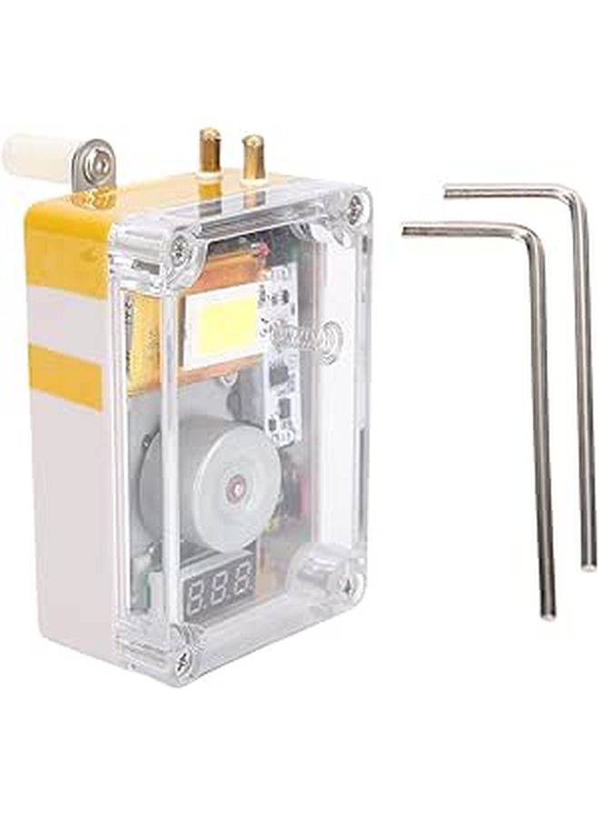 Hand Crank Generator Portable Emergency Power USB Charging With Light For Outdoor Camping - Image 1