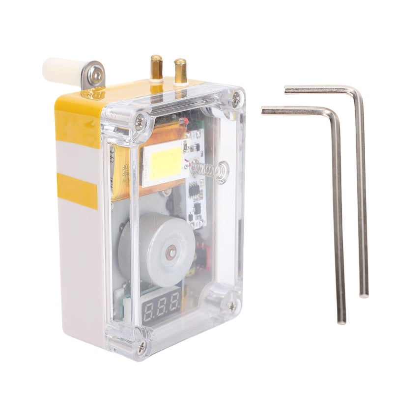 Hand Crank Generator Portable Emergency Power USB Charging With Light For Outdoor Camping - Image 2
