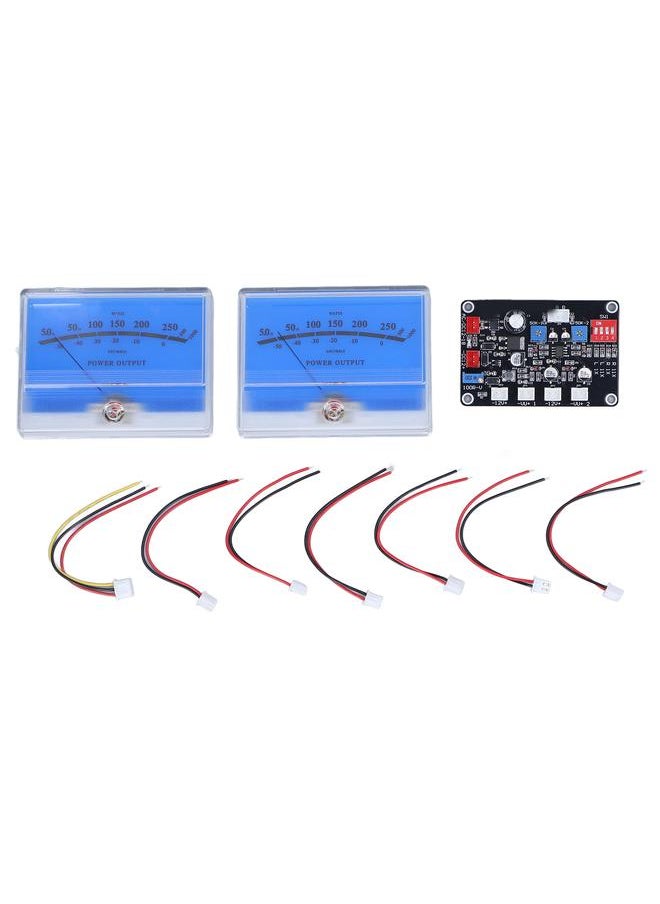 VU Meter Easy Operation ABS Adjustable Backlit Widely Used VU Meter with Driver Board for DIY Home Car Audio Conversion