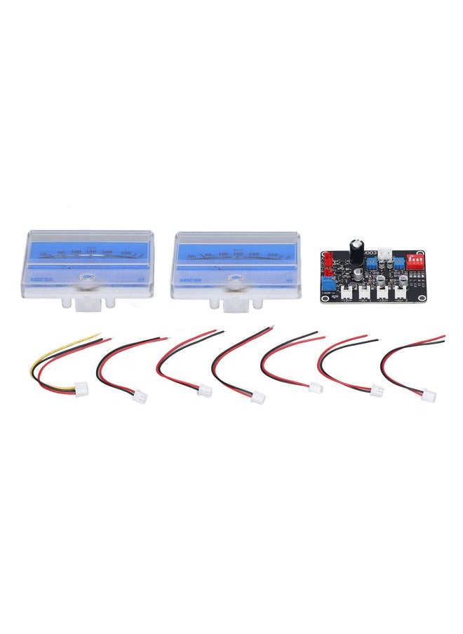 VU Meter Easy Operation ABS Adjustable Backlit Widely Used VU Meter with Driver Board for DIY Home Car Audio Conversion