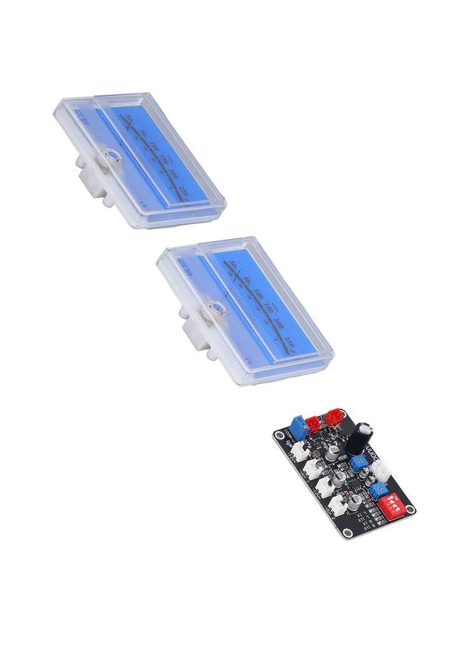 VU Meter Easy Operation ABS Adjustable Backlit Widely Used VU Meter with Driver Board for DIY Home Car Audio Conversion