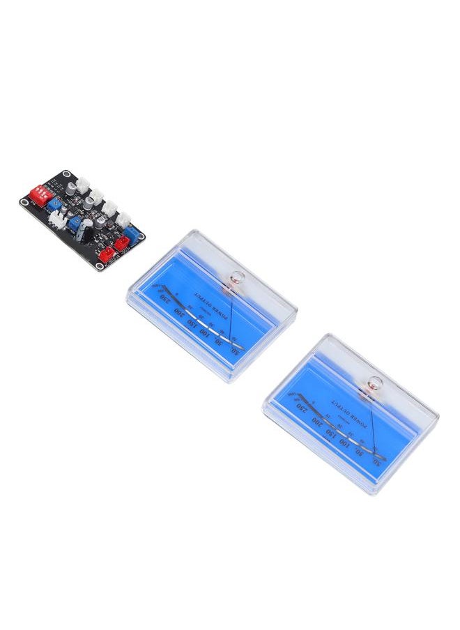VU Meter Easy Operation ABS Adjustable Backlit Widely Used VU Meter with Driver Board for DIY Home Car Audio Conversion