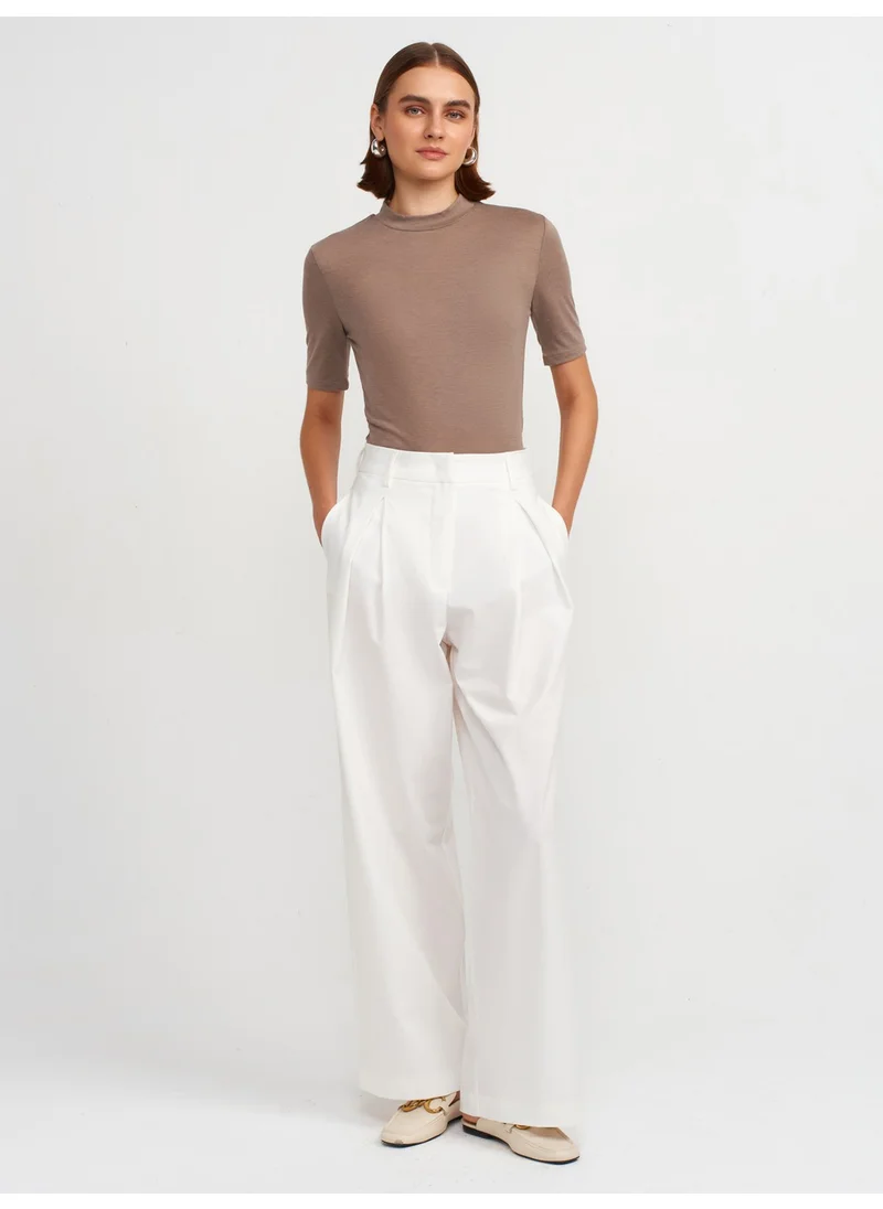 ديلفين 30481 High Collar T-Shirt-Mink