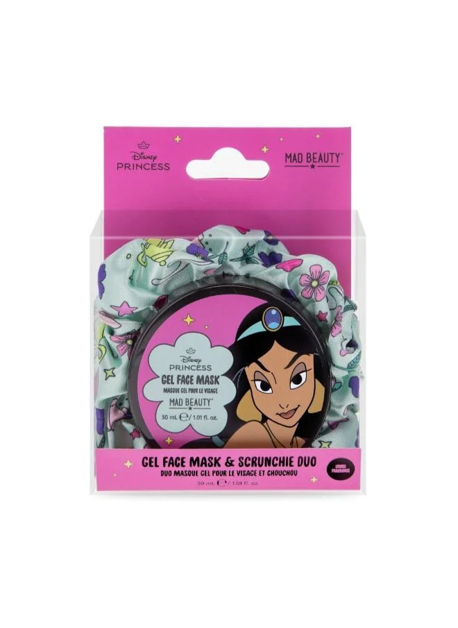 Mad Beauty Disney Princess Express Yourself - Gel Face Mask & Scrunchie Set  Jasmine