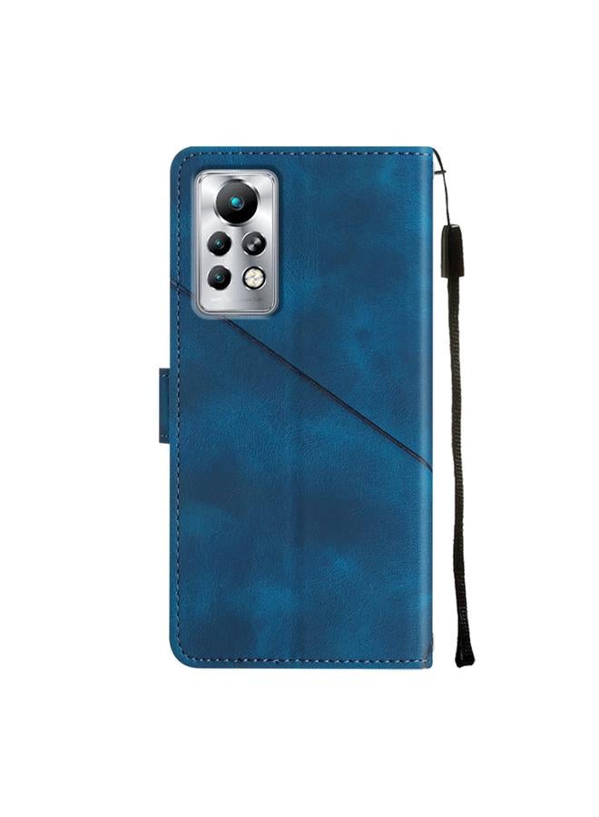 Zaboon Case For Infinix Note 11s / Note 11 Pro Skin-feel Embossed Leather Phone Case - Image 3