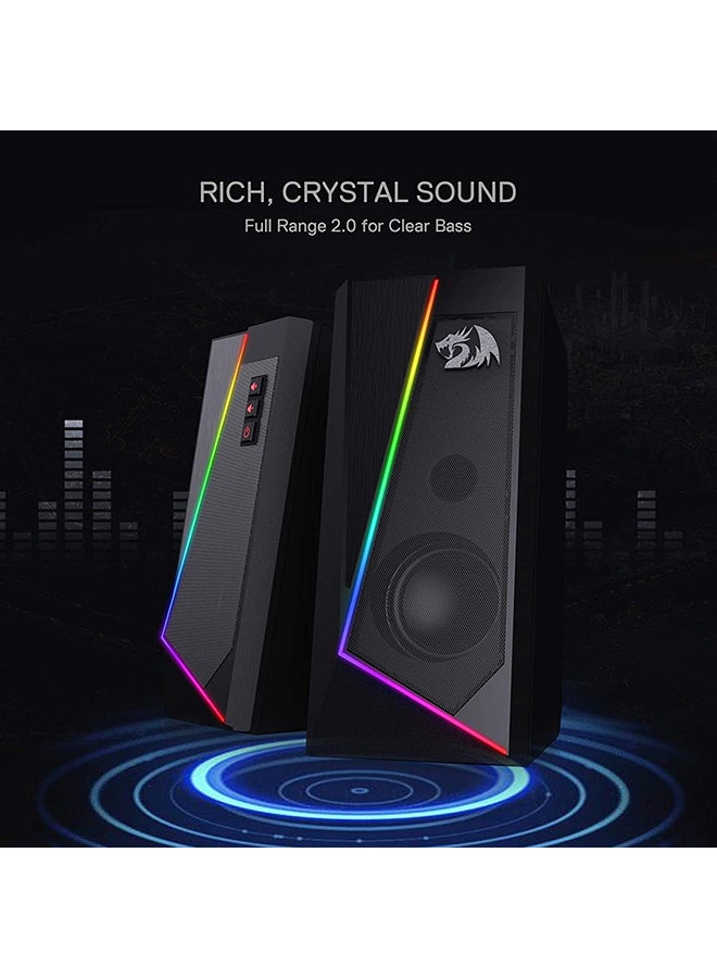 ريدراجون مكبرات صوت للكمبيوتر المكتبي Redragon Anvil Gs520 تعمل باللمس - Image 4