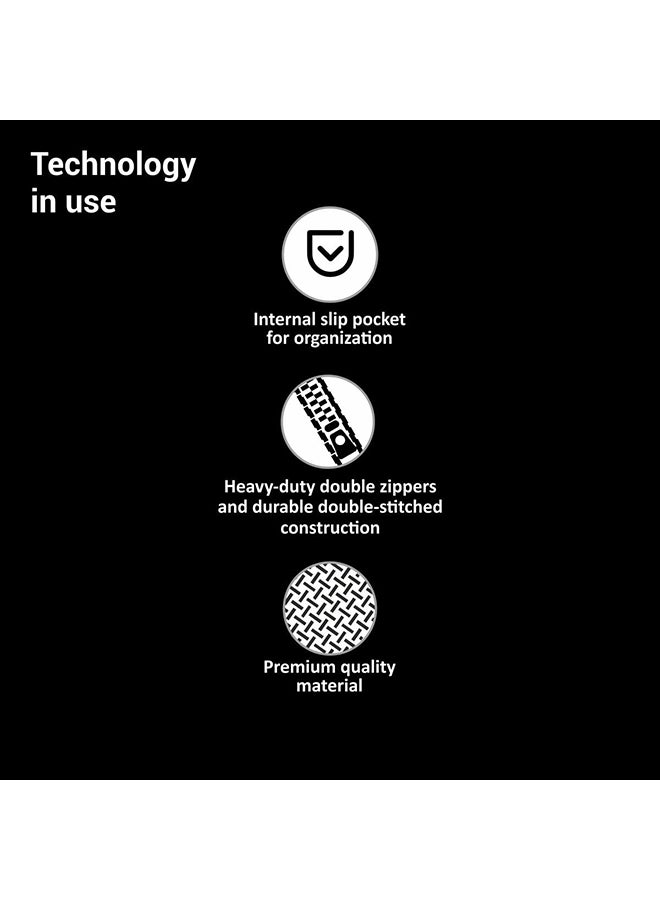 Nivia Beast Gym Bag-4 Polyester/Unisex Gym Bags/Shoulder Bag for Men & Women with Separate Shoes Compartment/Carry Gym Accessories/Fitness Bag/Sports & Travel Bag/Sports Kit (Black) - Image 5