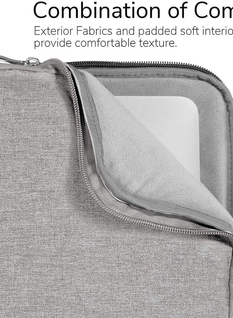 Durable Business Briefcase Polyester Waterproof Polyester Protective Cover for Surface Pro 8 /Surface Pro X 13inch --Grey - Image 2