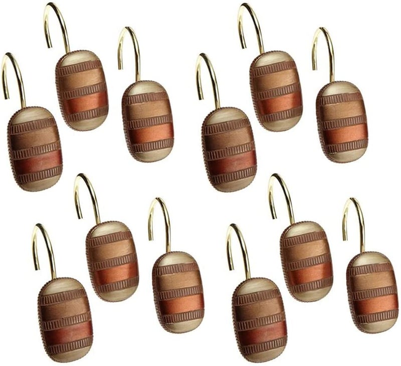 Popular Bath Contempo Shower Hooks Luxury Bath Shower Hooks Modern Classic Contemporary Decorative Beautiful Designs Stylish Bathroom, Spice - Image 2