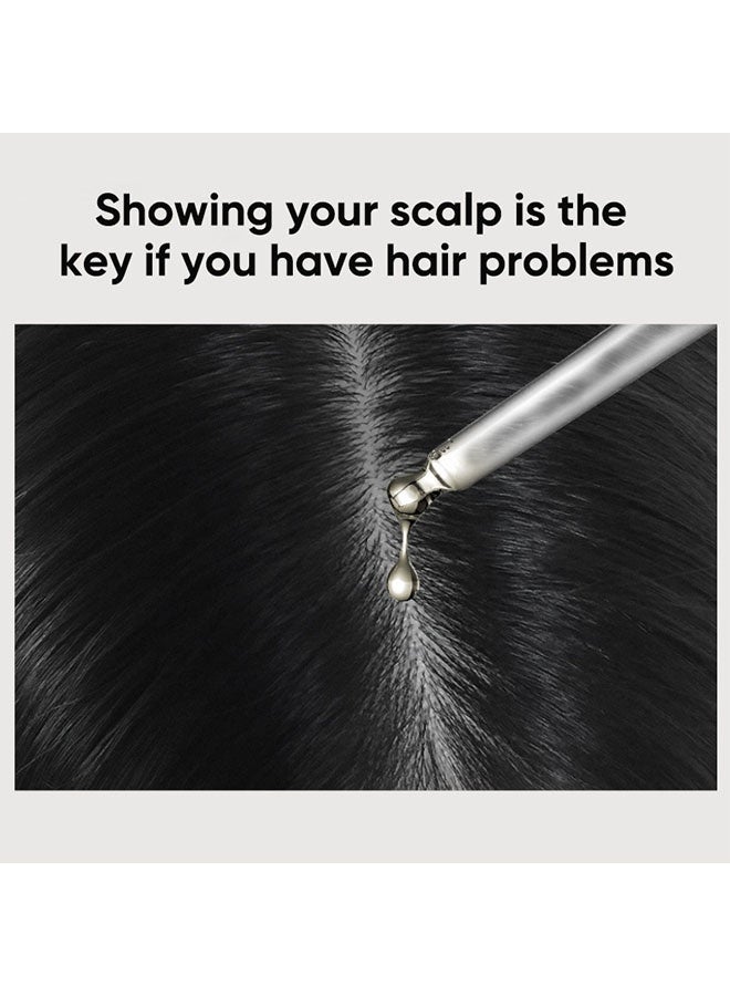 مويكا سيروم الشعر الأسود، سيروم مغذي من نبات بوليجونوم متعدد الأزهار، سيروم طبيعي لتجنب الشيب وتغميق الشعر، لشعر أكثر كثافة وطولًا، استعادة اللون الطبيعي للشعر 30 مل - Image 4