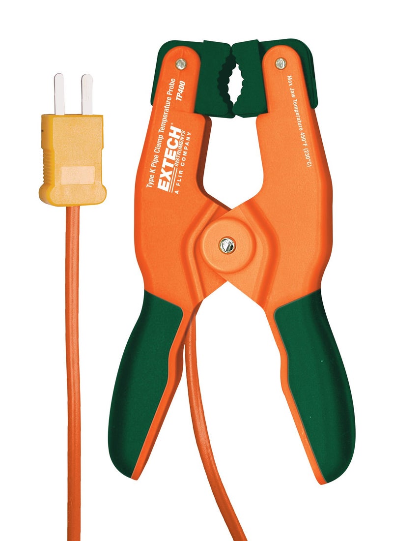 Extech TP400 Type K High Temperature Pipe Clamp Probe - Image 4