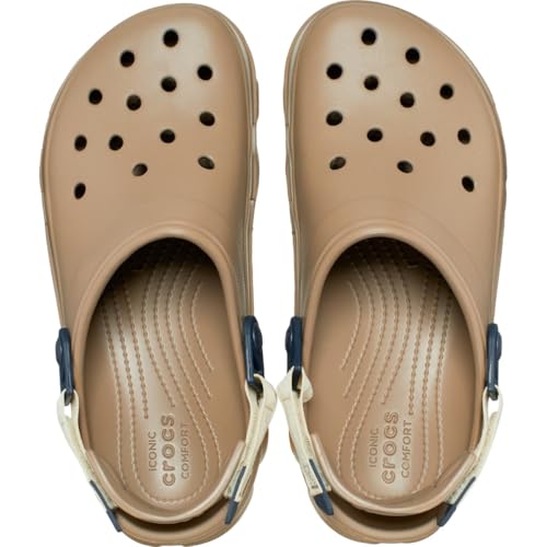 Crocs Unisex-Adult All Terrain Clogs with Adjustable Heel Strap, Khaki/Multi, 4 Men/6 Women - Image 4