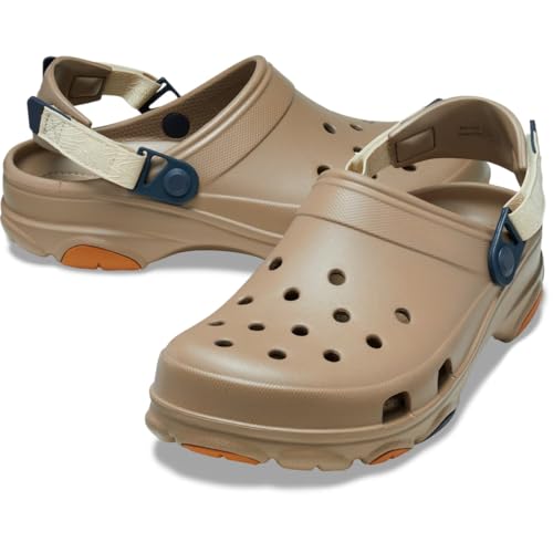 Crocs Unisex-Adult All Terrain Clogs with Adjustable Heel Strap, Khaki/Multi, 4 Men/6 Women - Image 3