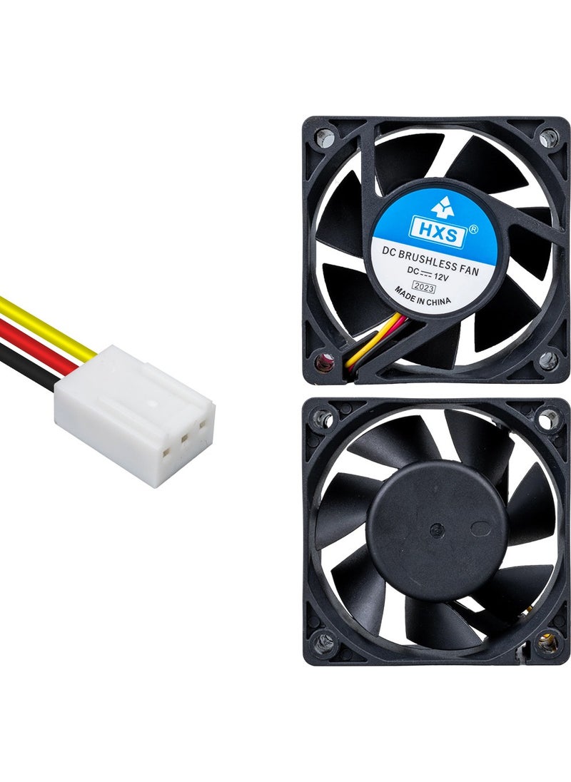 Powermaster IC-216 Brushless DC Fan 60X60X25MM 12 Volt 3 Pin Cooling Fan 6X6X2.5 cm - pzsku/Z38FEC5ACA2313CE9950CZ/45/_/1728052405/50211923-863a-4663-b5c7-3a74e19d3526