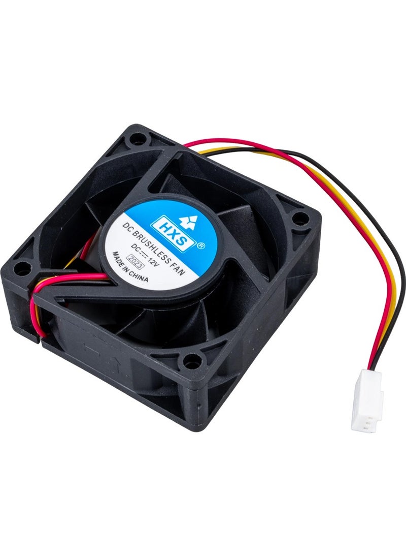 Powermaster IC-216 Brushless DC Fan 60X60X25MM 12 Volt 3 Pin Cooling Fan 6X6X2.5 cm - pzsku/Z38FEC5ACA2313CE9950CZ/45/_/1728052406/500e5556-45a4-4ce1-a24f-0c9933ffd824