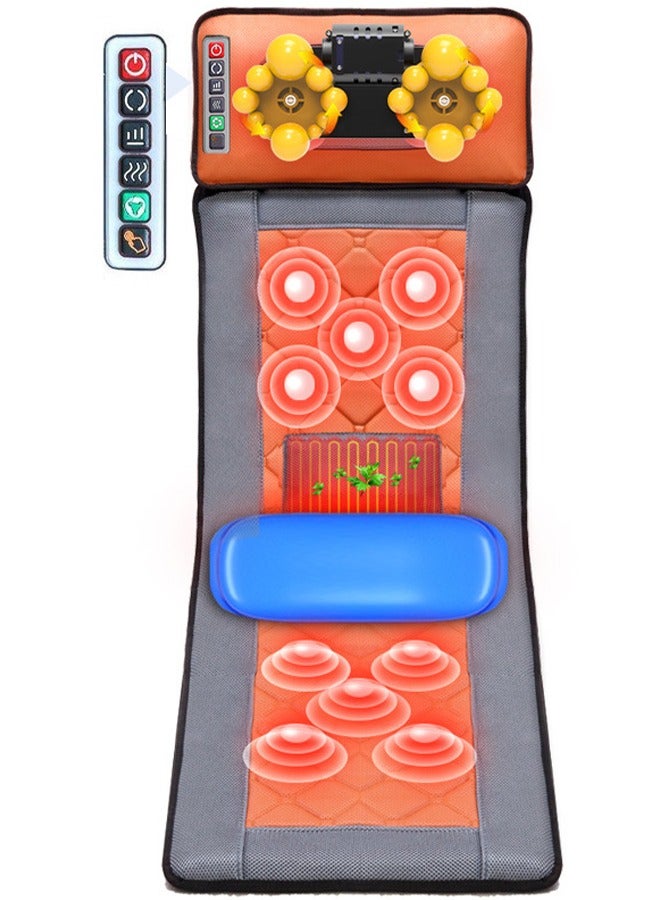 Loquat Full Body Massage Mat Foot Massager Whole Body Vibration Massage Pad Massage Shiatsu For Back Neck Lumbar Leg Foot For Back Waist Legs Pain Relief Foldable Storage  - Image 3