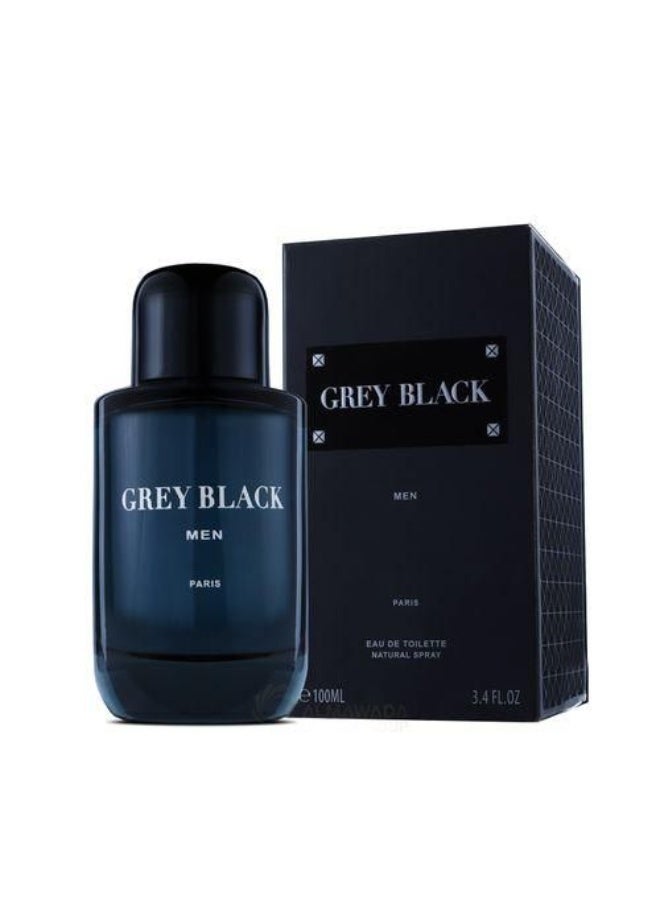 Geparlys Grey Black Eau de Toilette For Men 100ml - Image 1