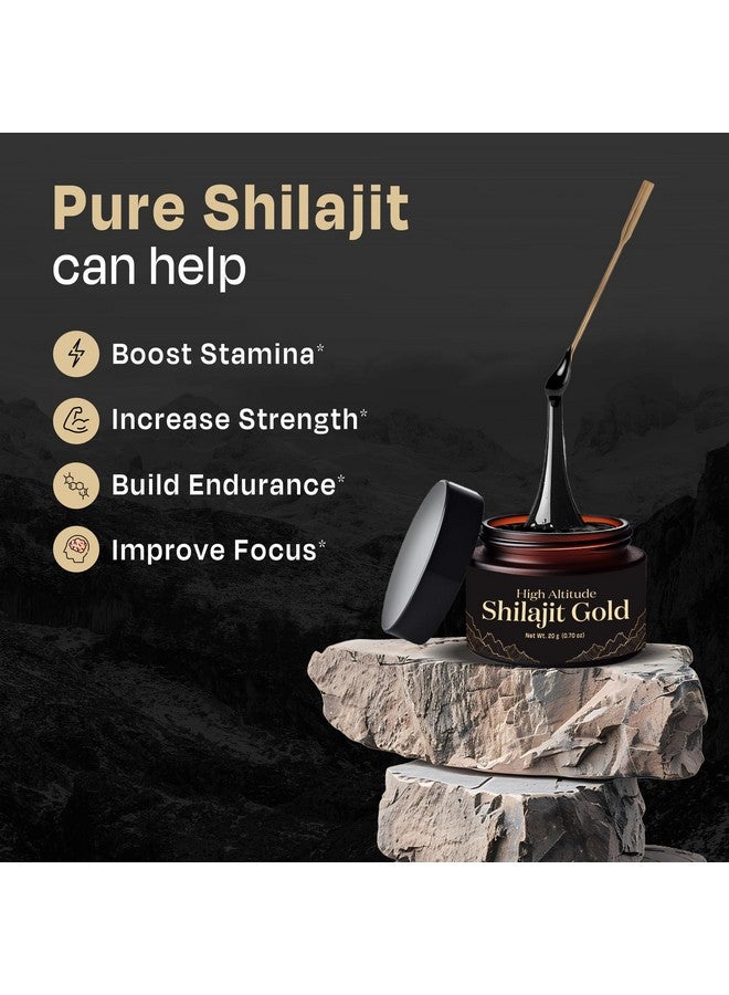 Auric Lab Certified Shilajit/Shilajeet Gold Resin 20g | Boost Stamina, Strength & Improve Focus - Image 4