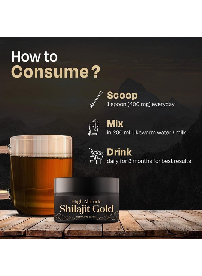 Auric Lab Certified Shilajit/Shilajeet Gold Resin 20g | Boost Stamina, Strength & Improve Focus - Image 5