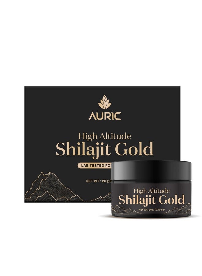 Auric Lab Certified Shilajit/Shilajeet Gold Resin 20g | Boost Stamina, Strength & Improve Focus - Image 1
