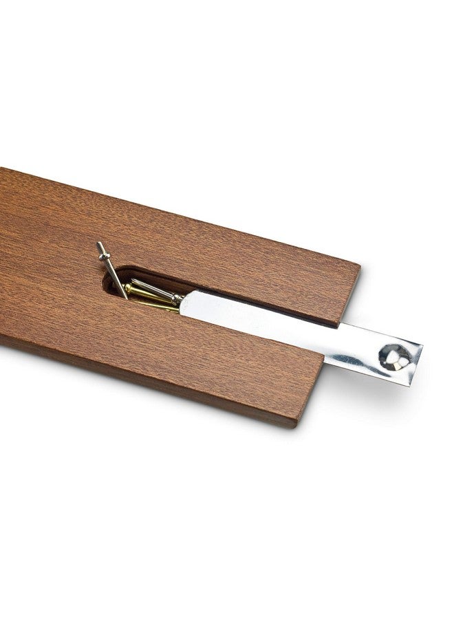 Sterling Games Wooden Cribbage 12 inch Double Track Cribbage Board with Rich Italian Inlaid 2 Players - Image 4