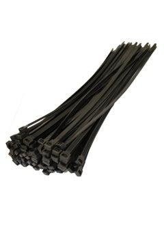 Generic Cable Ties 250mm x 3.6mm Strong and Durable Zip Ties for Electrical, Networking, and Home Use, Black Colour Pack of 100 Ties 