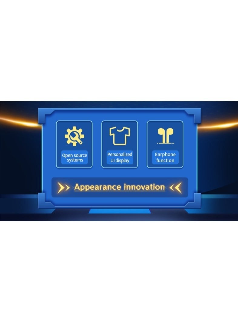 باوكيدي POWKIDDY RGB10 MAX3 جهاز كمبيوتر محمول للألعاب ، شاشة IPS بحجم 5 بوصات ، جهاز كمبيوتر لعب فيديو ريترو مفتوح المصدر بنظام Linux ، يدعم WiFi و Bluetooth ، 10000+ لعبة ، PSP محمول (أصفر ، 128 جيجابايت) - Image 2