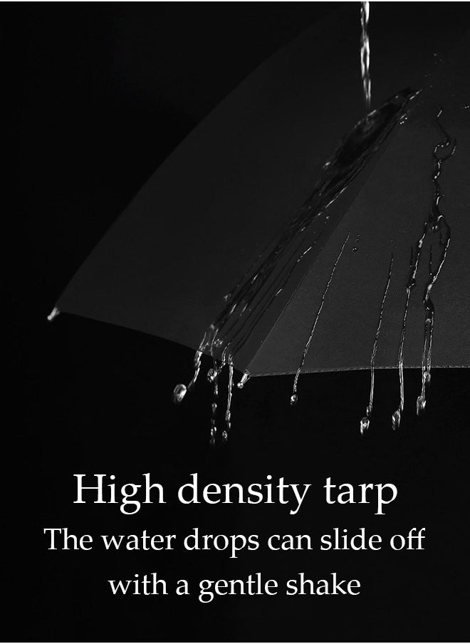 Generic Compact Travel Umbrella,Windproof Waterproof Stick Umbrella Anti-UV Protection Golf UmbrellasSmall Sun or Rain Pocket Umbrella  - Image 3