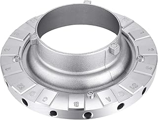 Neewer Neewer Metal Bowens Speed Ring Speedring Adapter for Bowens Softbox for Speedlite Studio Flash Strobe Monolight - Image 1