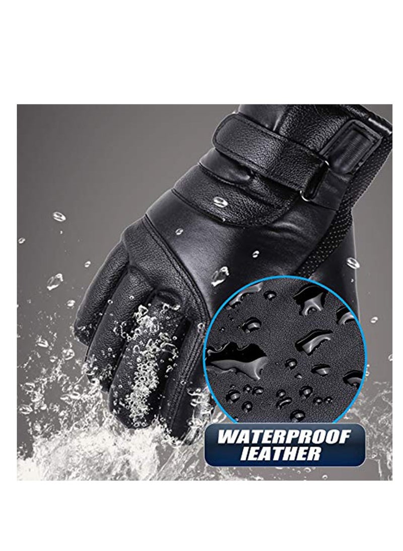 SYOSI USB Heated Gloves, for Men and Women Winter Thermal Gloves, Hand Warmers Electric Heating Gloves, Touchscreen Design, for Motorcycling Cycling Working Skiing Hiking Camping Fishing - Image 5