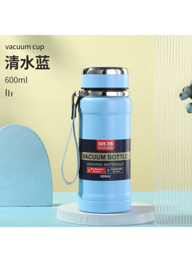 316 Steel Large Capacity Vacuum Cup Outdoor Tea Brewing Men's Kettle Mountaineering Sports Fishing Water Cup Tea Separation Pot