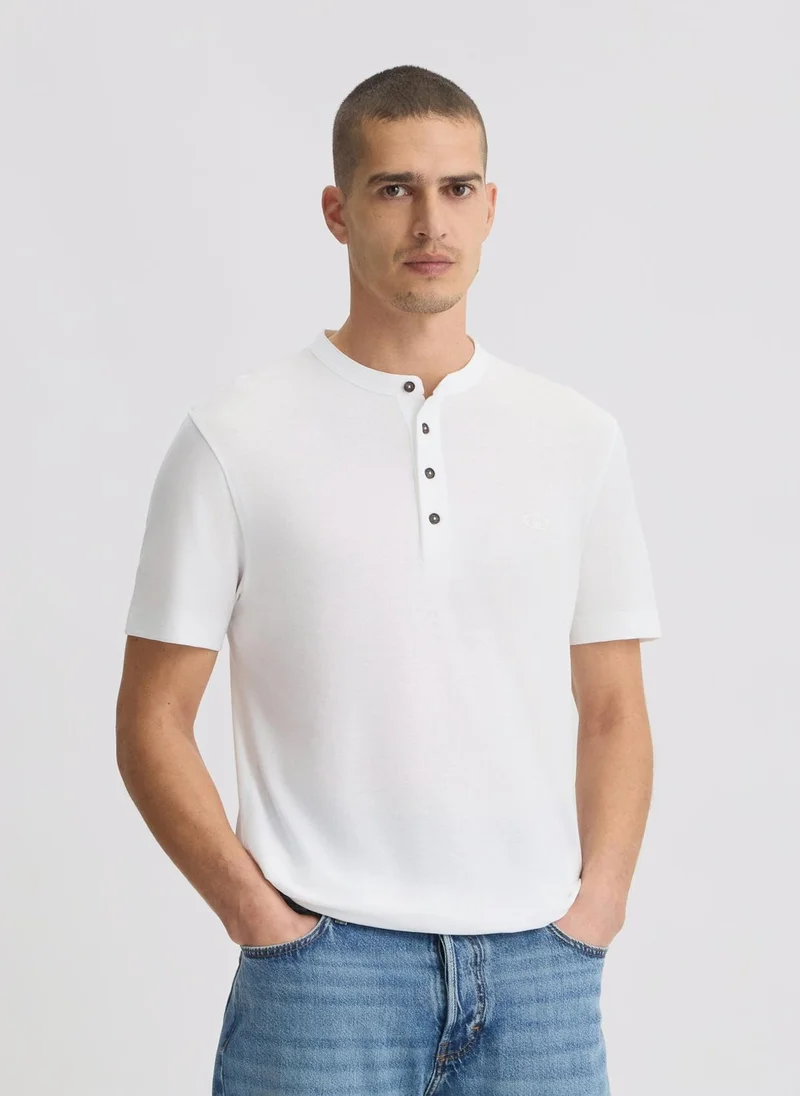 Liu Jo Green T-Shirt with Buttons