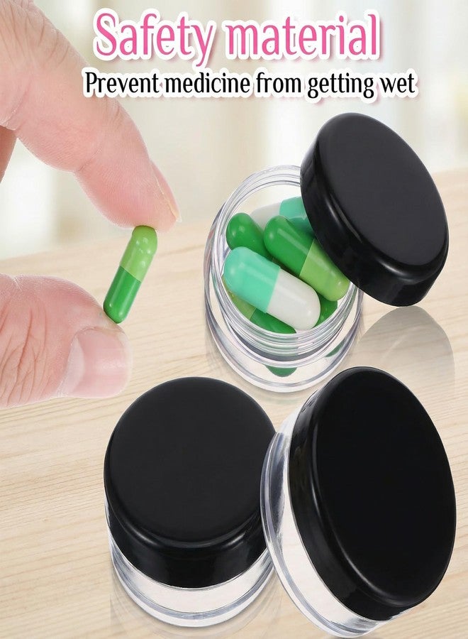 Dimeho Small Pill Organizer Box, 8 Pcs Travel Pill Case Holder Portable Daily Mini Pills Container BPA Free Pocket Pills Medicines Storage Container for Pocket Purse Briefcase Medicines Storage Box - Image 4
