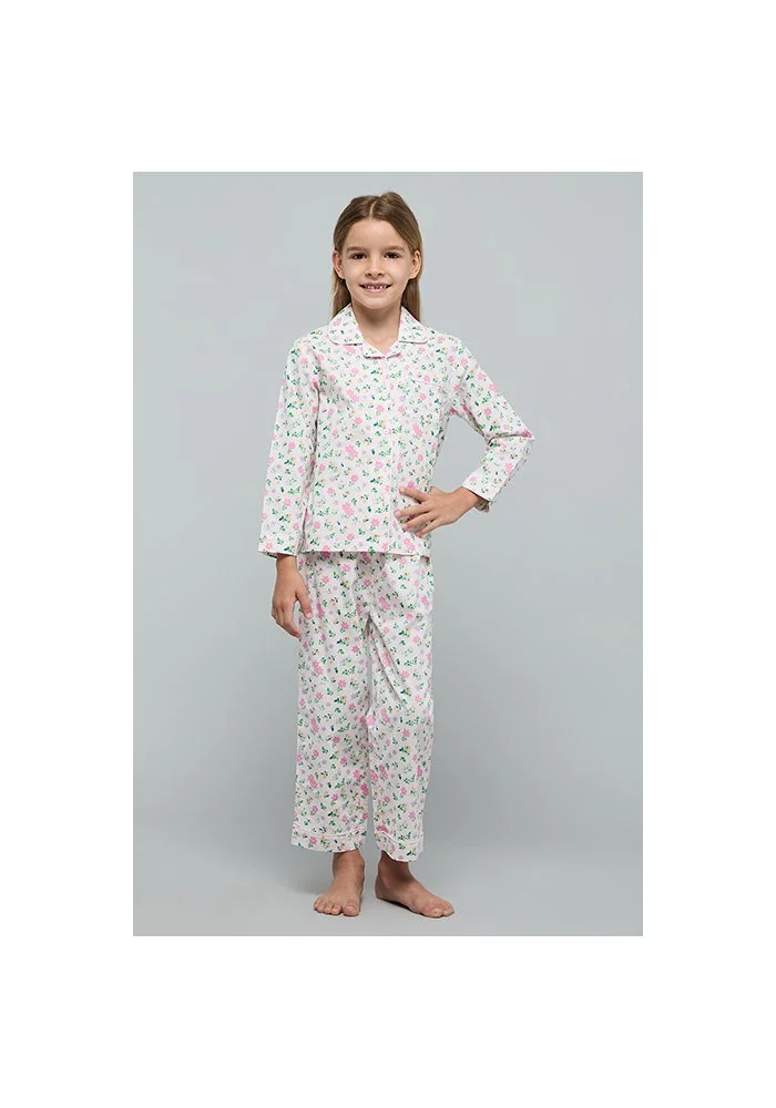 أر أند بي Printed Lapel Collar Pyjama Set