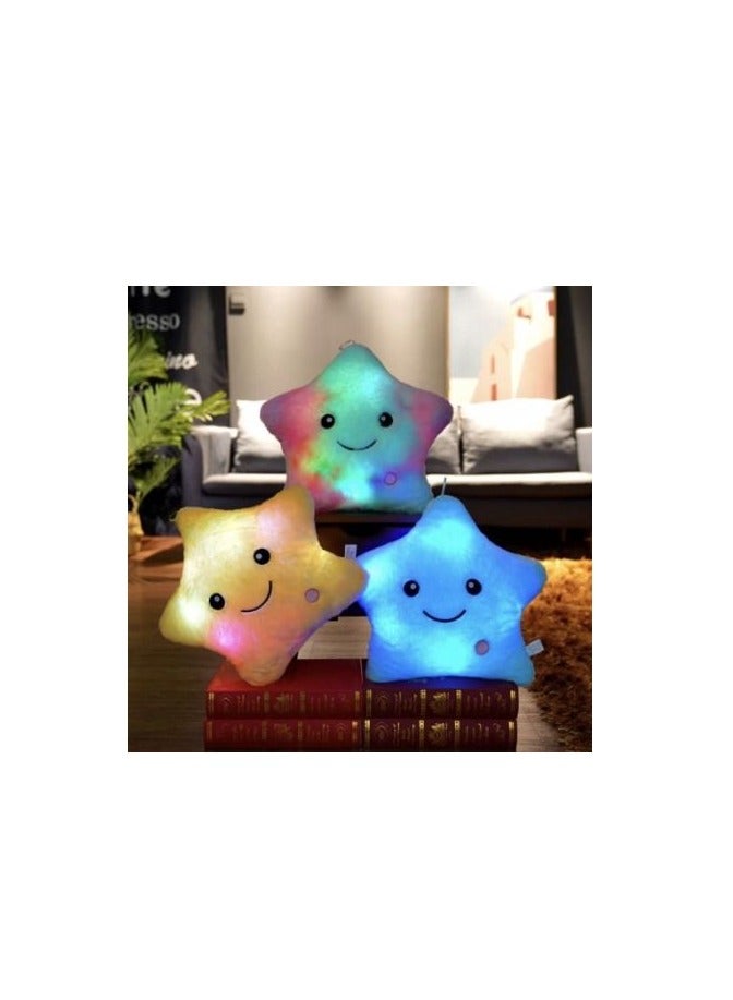 نجمة على شكل وسادة رمي الوسائد لغرفة النوم حضانة محشوة رمي الوسائد الاطفال لطيف وسادة الأطفال وسادة أفخم لينة - Image 3