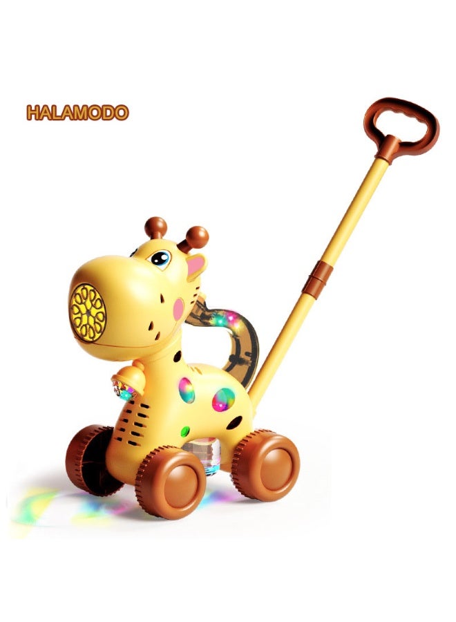 Halamodo الفقاعات متعددة الوظائف الفقاعات الرقاقية مرح الرسوم الكرتونية الطفل دفع لعبة الفقاعات الكهربائية لعبة الفقاعات ثنائية الثقوب الفقاعية الرقاقة متعددة الثقوب الفقاعية الرقاقة الفقاعية الفقاعية الرقاقة متعدد الثقوب آلة الفقاقيع الرقاقية تصميم ضوء لطيف مادة ملائمة للبيئة كسر 2 ارتفاعات قابلة للتعديل رافعة عجلة مضادة للانزلاق فائقة السميكة في الداخل والخارج استخدام الفقاقيع تجميع سهل - Image 1