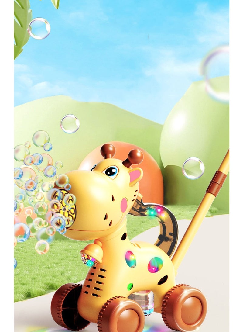 Halamodo الفقاعات متعددة الوظائف الفقاعات الرقاقية مرح الرسوم الكرتونية الطفل دفع لعبة الفقاعات الكهربائية لعبة الفقاعات ثنائية الثقوب الفقاعية الرقاقة متعددة الثقوب الفقاعية الرقاقة الفقاعية الفقاعية الرقاقة متعدد الثقوب آلة الفقاقيع الرقاقية تصميم ضوء لطيف مادة ملائمة للبيئة كسر 2 ارتفاعات قابلة للتعديل رافعة عجلة مضادة للانزلاق فائقة السميكة في الداخل والخارج استخدام الفقاقيع تجميع سهل - Image 2