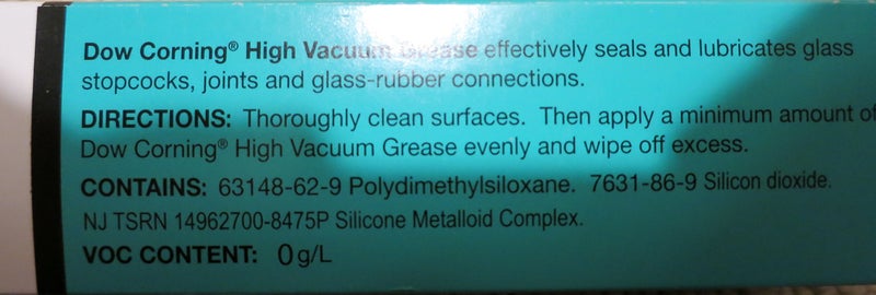 Dow Corning Vacuum Lubricant 5.3oz Tube - Image 5