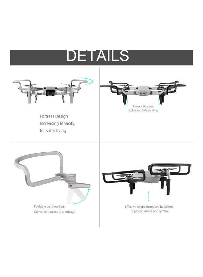 NIBEMINENT DJI Mavic Mini Heighten Landing Gear Propeller Guards - Image 2