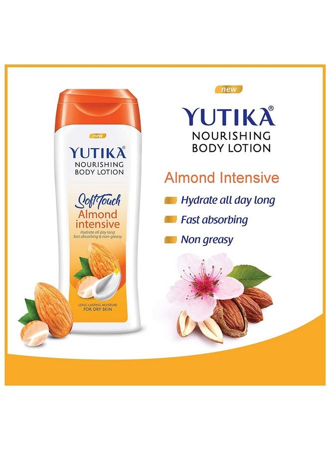 Yutika Softtouch Nourishing Body Lotion For Long Lasting Moisture And Soothing Skin For Men And Women (Almond 300Ml (Pack Of 2)) - Image 5
