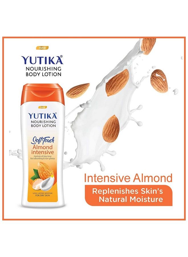Yutika Softtouch Nourishing Body Lotion For Long Lasting Moisture And Soothing Skin For Men And Women (Almond 300Ml (Pack Of 2)) - Image 4