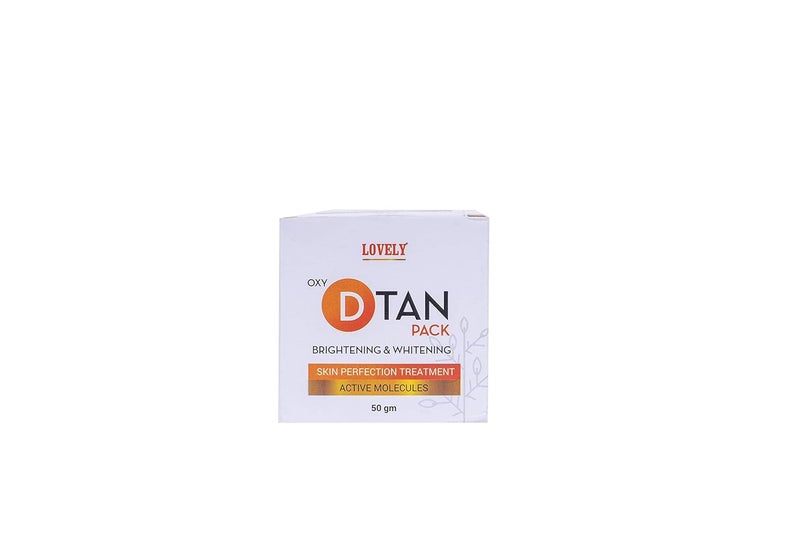 LOVELY Oxy Dtan Pack For Brightening Skin Perfection Treatment For All Skin Type 50 Grams - Image 2