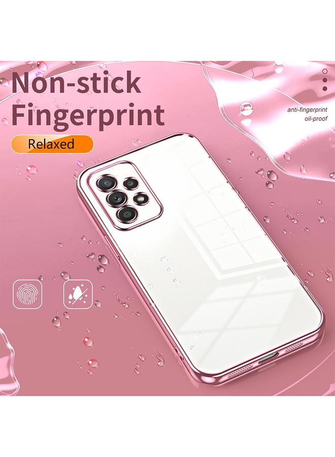 اس-توب جراب لهاتف Samsung Galaxy A52 5G، جراب شفاف مطلي بفتحة دقيقة - Image 4