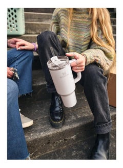 Stanley Stanley Quencher H2.0 Flow State 40oz Rose Quartz Stainless Steel Vacuum Insulated Tumbler with Lid and Straw for Water and Iced Tea, Cold Retention in Pack of 1 & 2  - Image 3